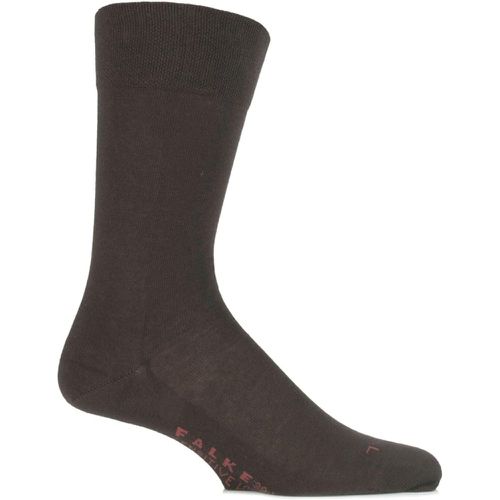 Pair Dark Melange Sensitive London Cotton Left and Right Socks With Comfort Cuff Men's 5.5-8 Mens - Falke - Modalova