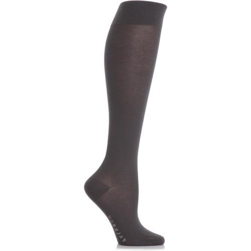 Pair Platinum Cotton Touch Knee High Socks Ladies 2.5-5 Ladies - Falke - Modalova
