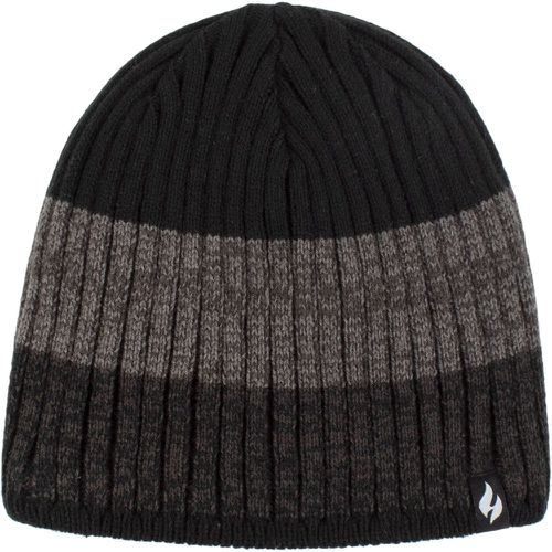 Mens 1 Pack SOCKSHOP Linden Stripe Hat One Size - Heat Holders - Modalova