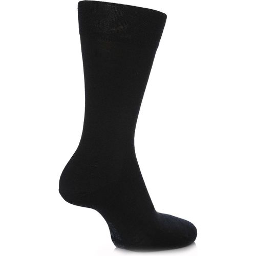 Pair Dark Navy Sensitive Berlin Virgin Wool Left and Right Socks With Comfort Cuff Men's 11.5-14 Mens - Falke - Modalova