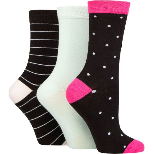 Women's 3 Pair SOCKSHOP Patterned Bamboo Socks Polka Dot 4-8 Ladies - Wildfeet - Modalova