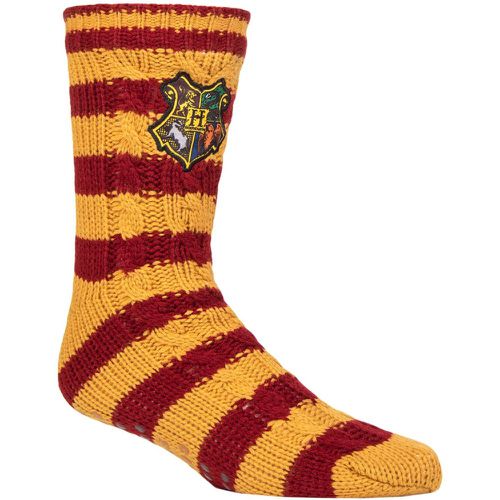 Mens and Ladies 1 Pair SOCKSHOP Harry Potter Chunky Cable Lined Slipper Socks Assorted 6-11 Mens - Film & TV Characters - Modalova