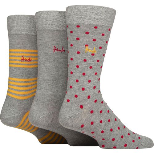 Mens 3 Pair Pringle Patterned Bamboo Socks Red Spots 7-11 Mens - SockShop - Modalova