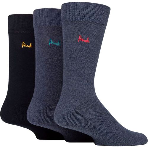 Mens 3 Pair Half Cushioned Socks 7-11 Mens - Pringle - Modalova