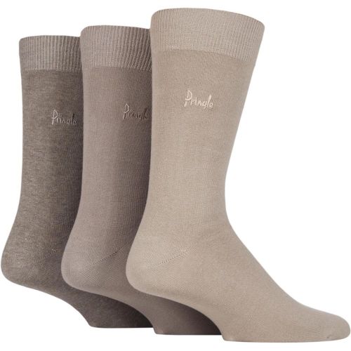 Pair Beige Endrick Plain Trouser Socks Men's 7-11 Mens - Pringle - Modalova