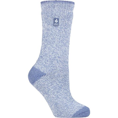 Women's 1 Pair SOCKSHOP 1.6 TOG Lite Patterned and Striped Socks Venice Heel & Toe Denim 4-8 Ladies - Heat Holders - Modalova