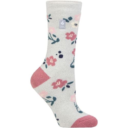 Women's 1 Pair SOCKSHOP 1.6 TOG Lite Patterned and Striped Socks Lanuza Floral 4-8 - Heat Holders - Modalova