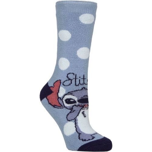 Women's 1 Pair Heat Holders 1.6 TOG Lite Disney Stitch Thermal Socks 4-8 - SockShop - Modalova