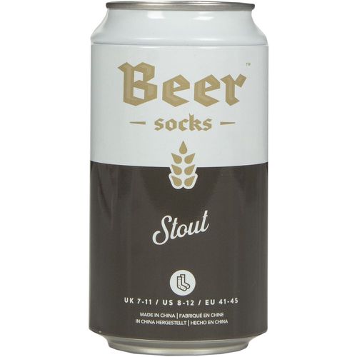 Luckies of London 1 Pair Beer Can Gift Box Cotton Socks Stout 7-11 UK - SockShop - Modalova
