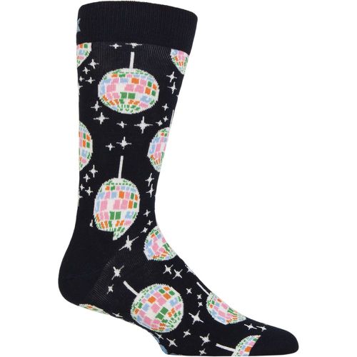 Mens and Women's 1 Pair Disco Ball Socks Navy 7.5-11.5 Unisex - Happy Socks - Modalova