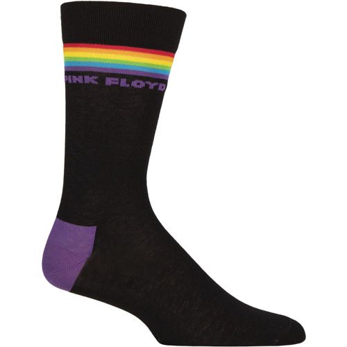 Music Collection 1 Pair Pink Floyd Cotton Socks Prism Stripes One Size - SockShop - Modalova