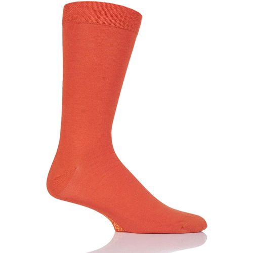 Pair Tangerine Dream Colour Burst Bamboo Socks with Smooth Toe Seams Men's 6-11 Mens - SockShop - Modalova
