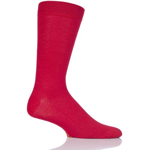 Pair Redder Than Colour Burst Bamboo Socks with Smooth Toe Seams Men's 12-14 Mens - SockShop - Modalova