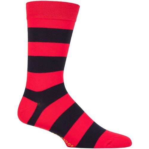 Pair Striped Colour Burst Bamboo Socks with Smooth Toe Seams Right Hand 7-11 - SockShop - Modalova