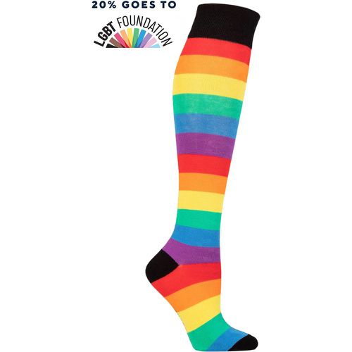 Bamboo 1 Pair Pride Socks Collection Pride Knee High 4-8 Unisex - SockShop - Modalova