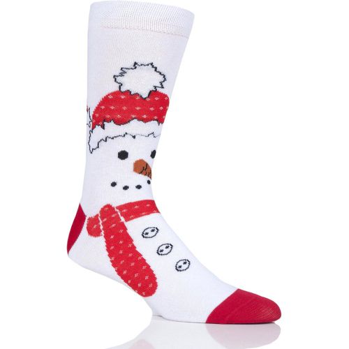 Mens and Women's SOCKSHOP 1 Pair Bamboo Fun & Novelty Socks Snowman 12-14 Mens - Lazy Panda - Modalova