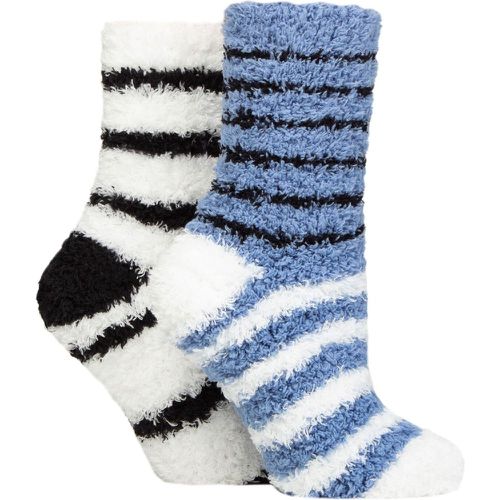 Women's 2 Pair Fluffy and Cosy Leisure Socks Moonlight 4-8 - SockShop - Modalova