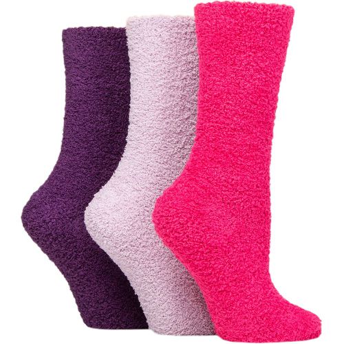 Women's 3 Pair Super Cosy Socks Raspberry 4-8 Ladies - SockShop - Modalova