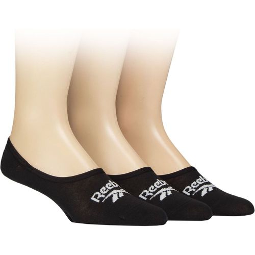 Mens and Ladies 3 Pair Essentials Cotton Ped Socks 6.5-8 UK - Reebok - Modalova