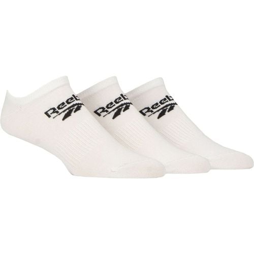 Mens and Ladies 3 Pair Core Cotton Trainer Socks 6.5-8 UK - Reebok - Modalova