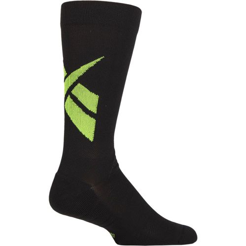 Mens and Women's 1 Pair Technical Recycled Crew Technical Fitness Socks with Arch Support / Green 8.5-10 UK - Reebok - Modalova