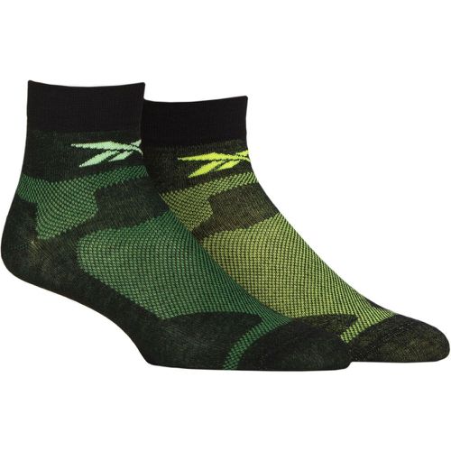 Mens and Women's 2 Pair Technical Recycled Ankle Technical Light Running Socks 8.5-10 UK - Reebok - Modalova