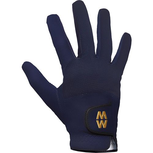 Pair Navy Short Mesh Sports Gloves Unisex 9 Unisex - MacWet - Modalova