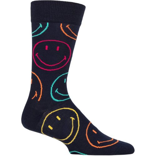 Mens and Ladies 1 Pair Jumbo Smiley Socks 4-7 Unisex - Happy Socks - Modalova
