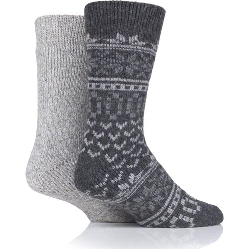 Pair Ribbed Wool Boot Socks with Smooth Toe Seams Men's 6-11 Mens - SockShop - Modalova