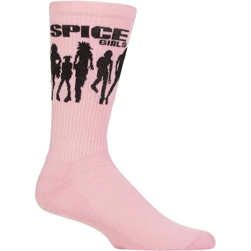 Music Collection 1 Pair The Spice Girls Cotton Socks Silhouette One Size - SockShop - Modalova