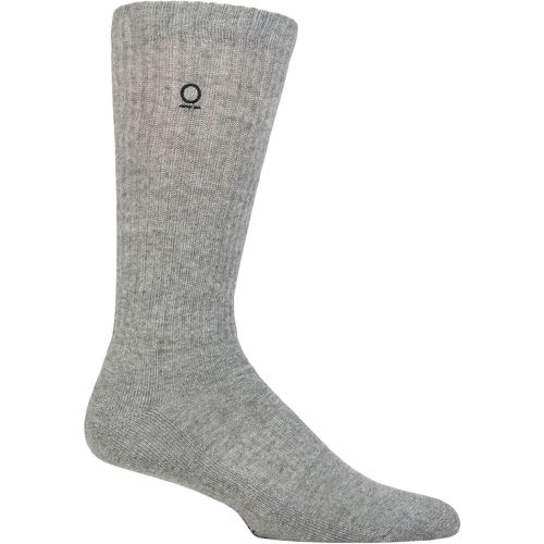 Mens 1 Pair Rafael Organic Cotton Ribbed Sports Socks Marle 7-11 - Thought - Modalova