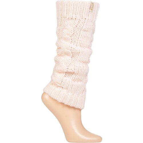 Ladies 1 Pair Elle Chunky Cable Knit Leg Warmers Ballet One Size - SockShop - Modalova