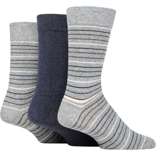 Mens 3 Pair SOCKSHOP 100% Recycled Multi Stripe Cotton Socks 7-11 Mens - TORE - Modalova