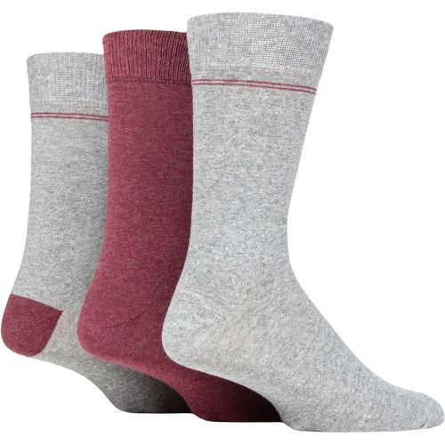 Mens 3 Pair SOCKSHOP 100% Recycled Placement Stripe Cotton Socks 7-11 Mens - TORE - Modalova