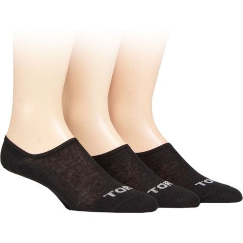 Mens 3 Pair SOCKSHOP 100% Recycled Plain Cotton High Cut Ped Socks 7-11 Mens - TORE - Modalova