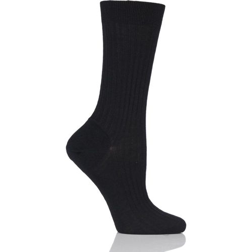 Pair Classic Merino Wool Ribbed Socks Ladies 4-7 Ladies - Pantherella - Modalova