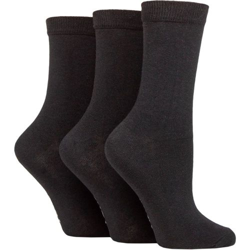 Ladies 3 Pair SOCKSHOP 100% Recycled Plain Cotton Socks 4-8 Ladies - TORE - Modalova