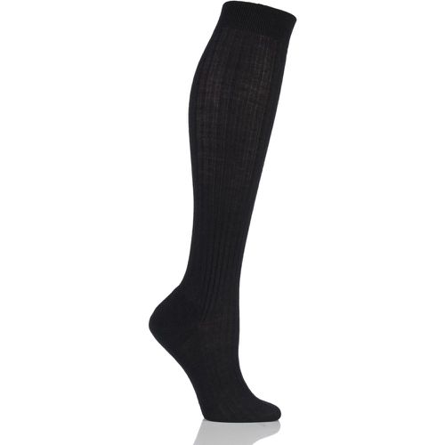 Pair Classic Merino Wool Ribbed Knee High Socks Ladies 4-7 Ladies - Pantherella - Modalova