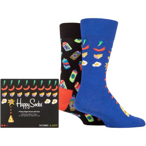 Happy Socks 2 Pair Friday Night Gift Boxed Socks Multi 4-7 Unisex - SockShop - Modalova