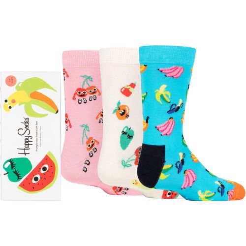 Kids 3 Pair Fruit Socks Gift Set Multi 12-24 Months - Happy Socks - Modalova