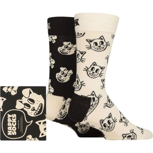 Mens and Ladies 2 Pair Happy Socks Pets Gift Boxed Socks 4-7 Unisex - SockShop - Modalova