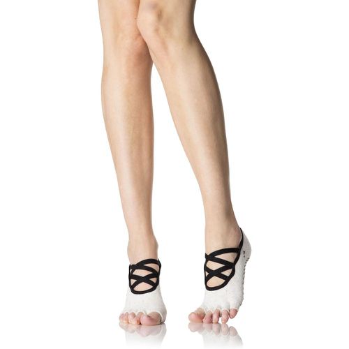 Ladies 1 Pair Ballet Cross Half Toe Socks With Grip Feliz 6-8.5 - ToeSox - Modalova