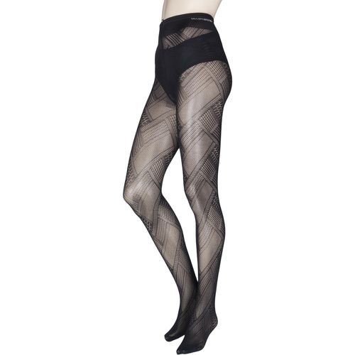 Pair Soave Patterned Opaque Tights Ladies Small - Trasparenze - Modalova