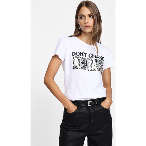 T-shirt a maniche corte con stampa grafica - Please - Modalova