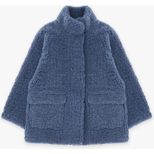 Cappotto oversize bambina con tasche - Please - Modalova