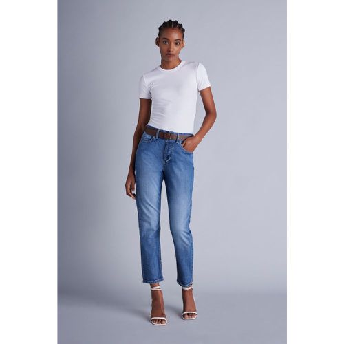 Jeans slim-fit effetto délavé con cintura - Please - Modalova