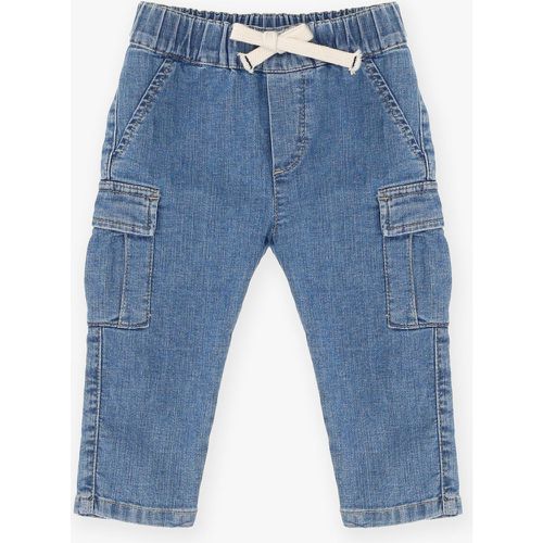 Jeans baby con tasche laterali e coulisse - Please - Modalova