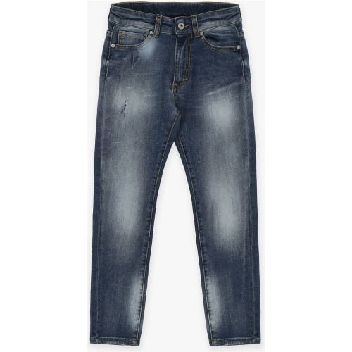 Jeans slim-fit bambino effetto délavé - Please - Modalova