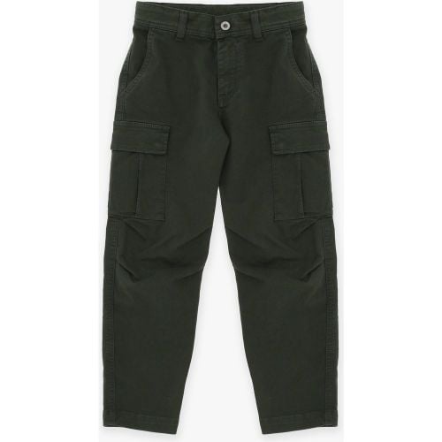 Pantaloni cargo con tasche verticali - Please - Modalova