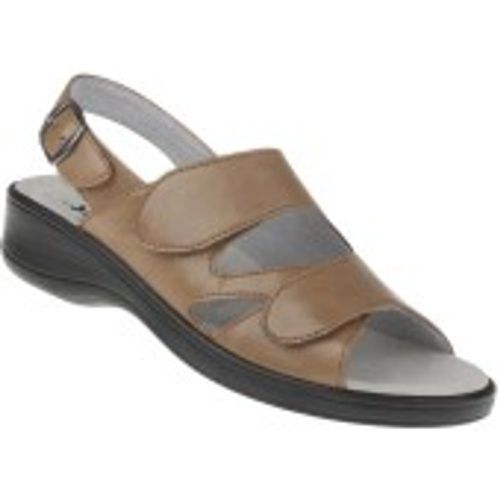 Tessamino | Damen Sandalen | Sola-Stretch in Leder Optik | Weite H | wechselbares Fußbett mit Microfaserüberzug - Natural Feet - Modalova
